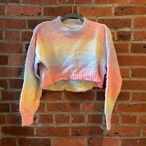 Rainbow Ombré Sweater